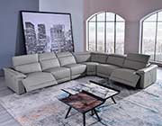 Tan Leather sectional sofa AE 303