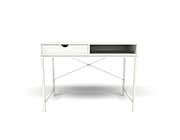 White Modern desk 261 by Unique Furniture