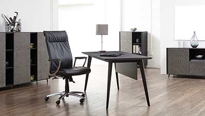 Oslo Desk with USB Grommet