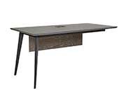 Oslo Desk with USB Grommet