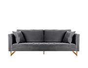 Gray Velvet Sofa AL Lisha