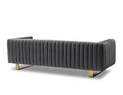 Blush Velvet Sofa AL Delbert