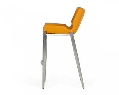 Orange Eco-Leather Bar Stool VG Daw