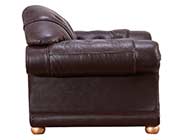 Brown Leather sofa EF Alberta