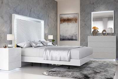 White High Gloss Bedroom EF Nami