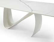 White Ceramic Dining Table EF 087