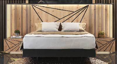Modern bed EF Safari 115