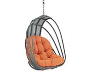 Swing Outdoor Patio Lounge Chair in Orange MW Pergola