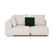 Off White Sectional Sofa VG Solomon