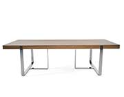Walnut Veneer Dining Table VG Paula