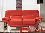 Red Nicole leather sofa  set