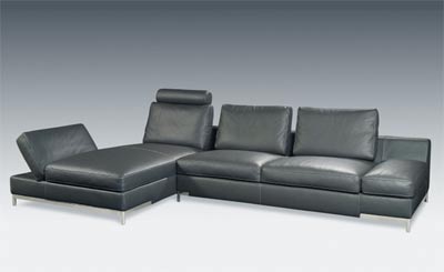 Modern Italian Leather sofa P 67